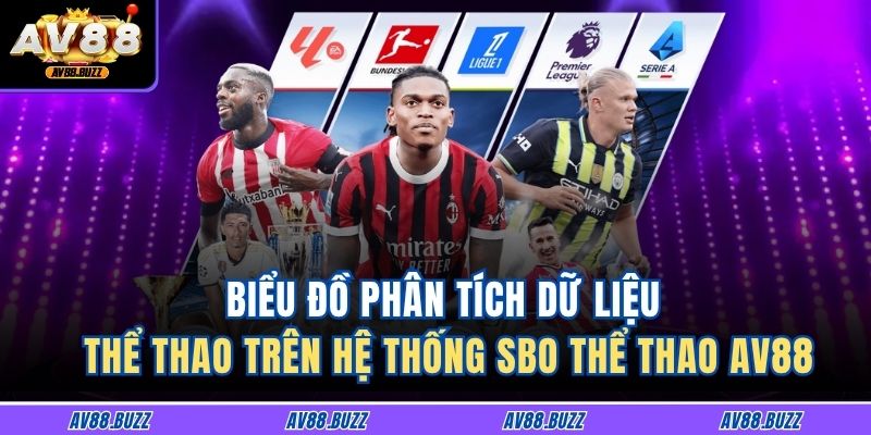 Biểu đồ phân tích dữ liệu thể thao trên hệ thống SBO thể thao AV88